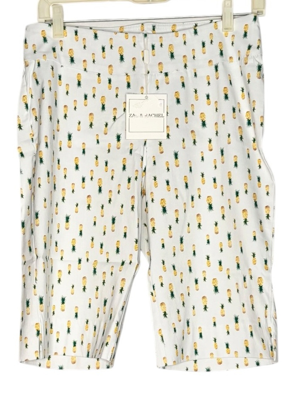 Zac and Rachel Women’s Pineapple print Bermuda shorts size 8 NEW